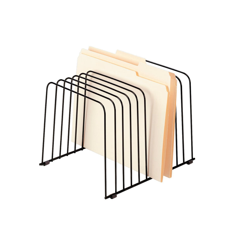 [Australia - AusPower] - Fellowes 72112 Desktop Organizer, 11 Sections, Wire, 9" x 11-3/8" x 8", Black 