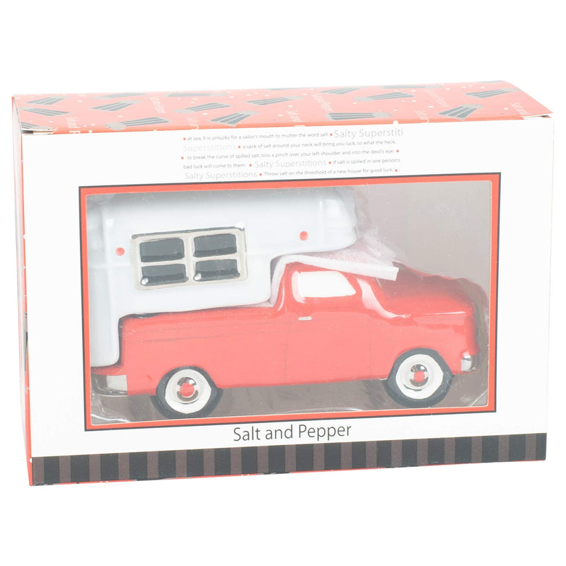 [Australia - AusPower] - One Hundred 80 Degrees Pickup Camper Ceramic Salt and Pepper Shaker Set 