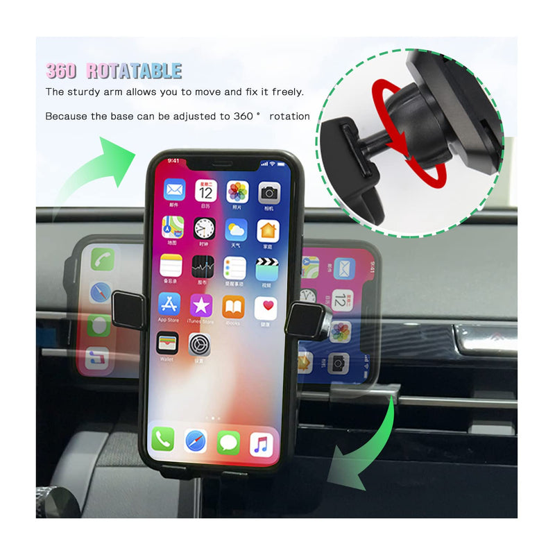[Australia - AusPower] - YEE PIN Tucson NX4 2022 Phone Cradles: Custom Fit Car Phone Mount Holder Pad Black for 2022 Tucson NX4 Cell Phone Mount Cradles (New Version) 