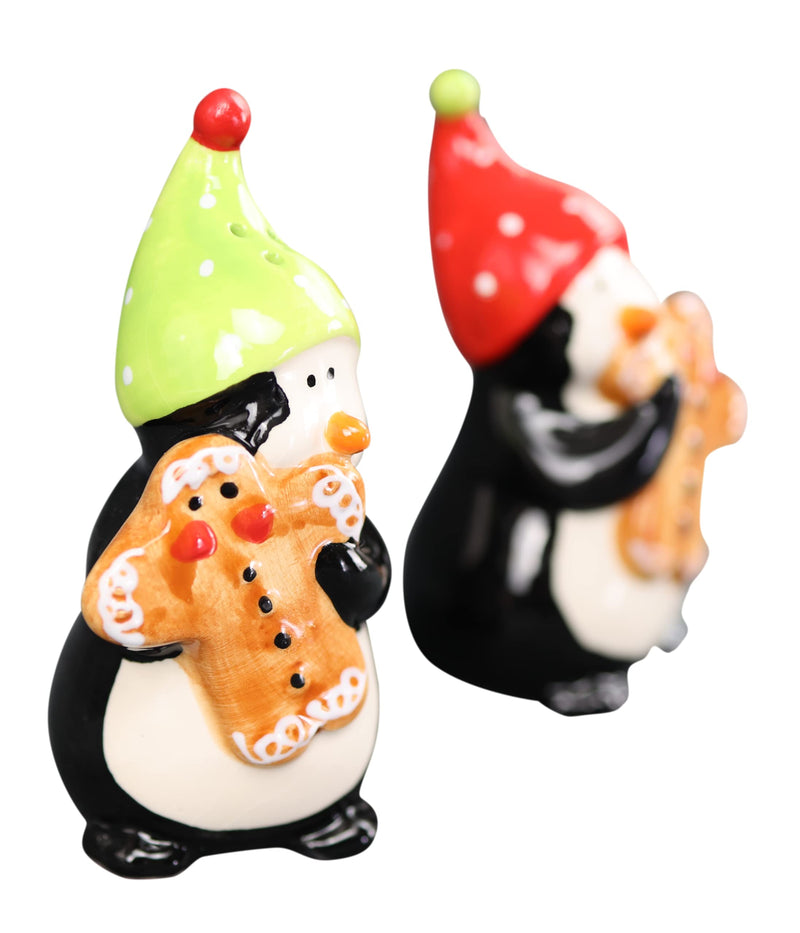 [Australia - AusPower] - Iconikal Ceramic Salt & Pepper Shaker Set, Christmas Penguin 