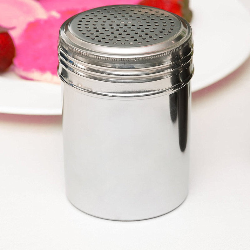 [Australia - AusPower] - (Set of 2) Dredge Shakers 10 Oz, Stainless Steel Spice Shakers for Baking / Cooking 