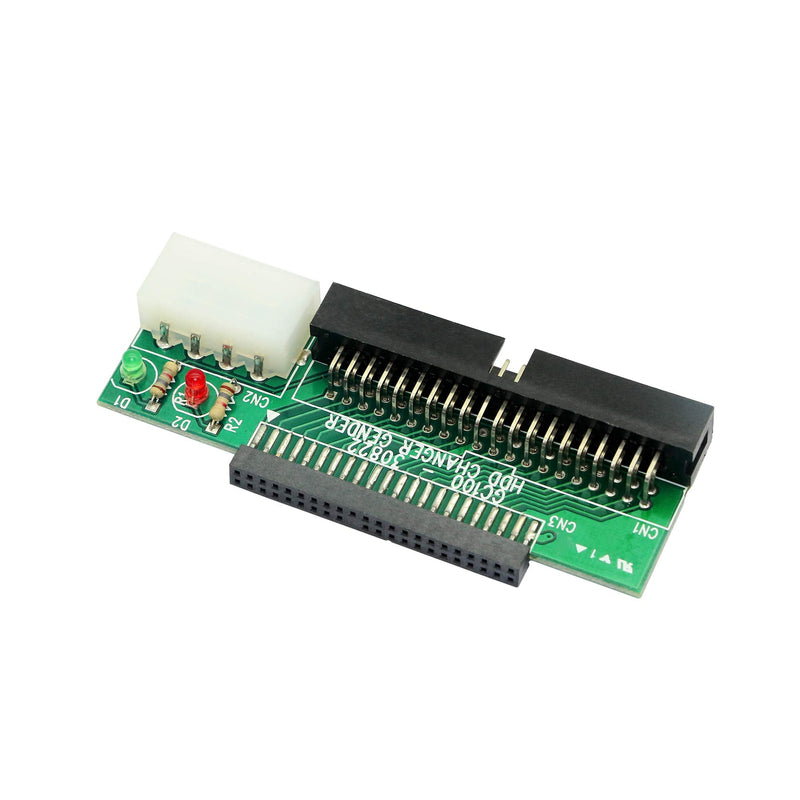 [Australia - AusPower] - SinLoon 2.5 to 3.5 IDE Adapter,2.5 Inch 44 Pin Hard Disk Drive Laptop IDE to 40 Pin 3.5 Inch Desktop PC PATA Port Converter Card Adapter(IDE 2.5 to 3.5) 