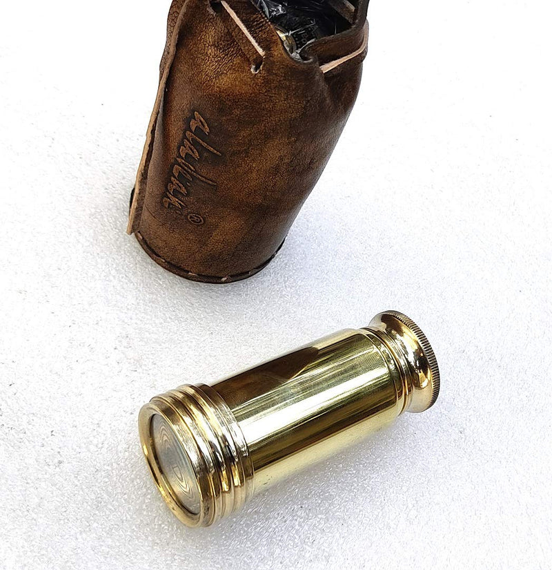 [Australia - AusPower] - ALADEAN Pirate Spyglass Gift for Boys Girls & Kids Captain's Brass Telescope | 7" Scout Scope - Birthday Gift Baptism Confirmation Educational Toy (Lemiere Du Roi- Palais Royal) 