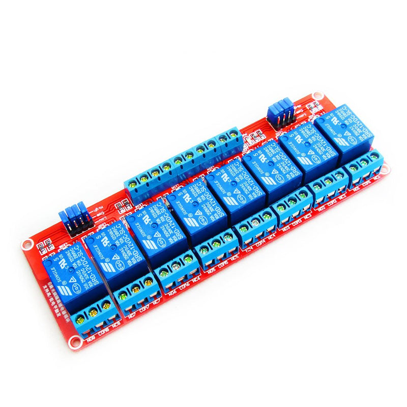 [Australia - AusPower] - HiLetgo 12V 8 Channel Relay Module with OPTO-Isolated High and Low Level Trigger 8 Ways Relay Switch Module for Arduino 