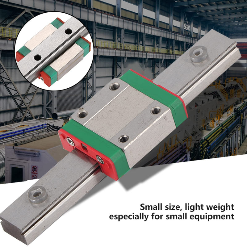 [Australia - AusPower] - LML12B Linear Rail Mini Bearing Steel Guide Rail Slide Rail+ Slide Block Variety Length (100mm) 100mm 