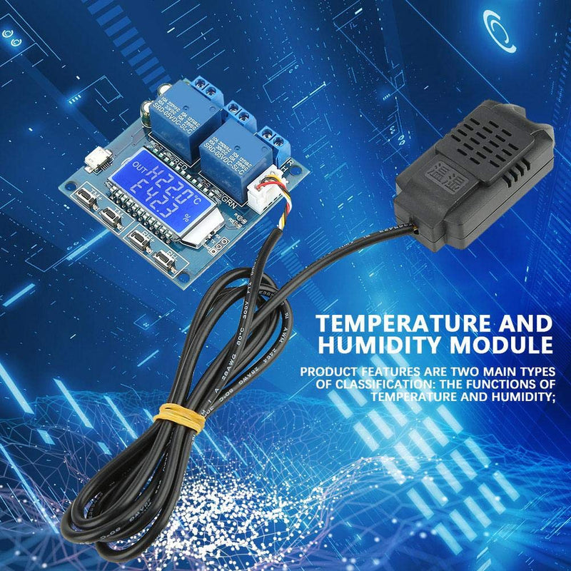 [Australia - AusPower] - Xy-Tr01 Temperature Controller Module, Digital Electronic Temperature Controller Board Switch High Precision Dual Output 