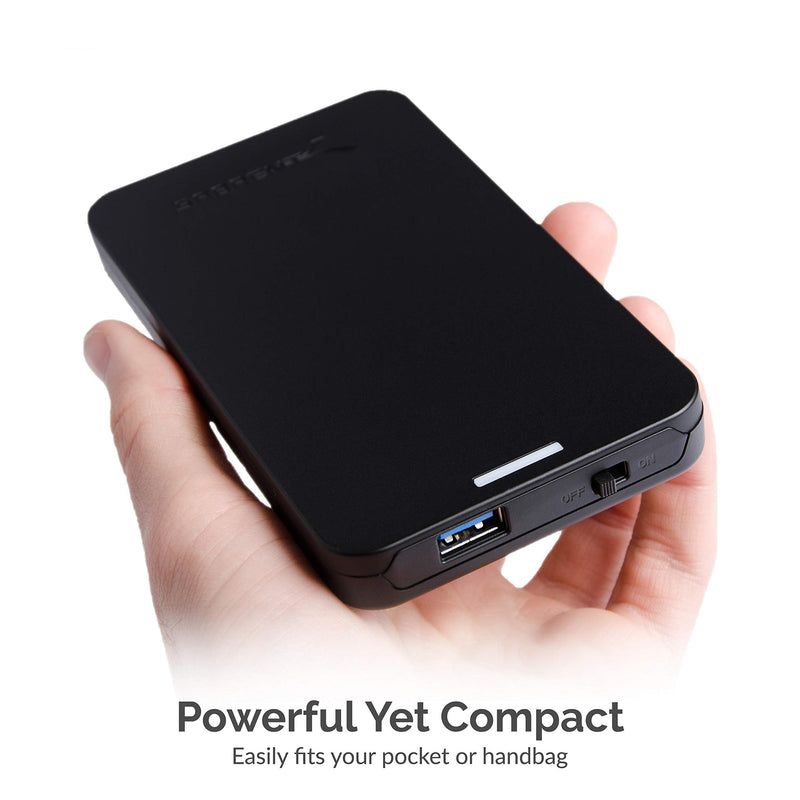 [Australia - AusPower] - SABRENT 2.5-Inch SATA to USB 3.0 Tool-Free External Hard Drive Enclosure [Optimized for SSD, Support UASP SATA III] Black (EC-UASP) 