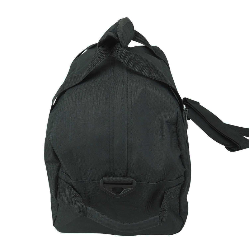 [Australia - AusPower] - DALIX 14" Small Duffle Bag Two Toned Gym Travel Bag Black 