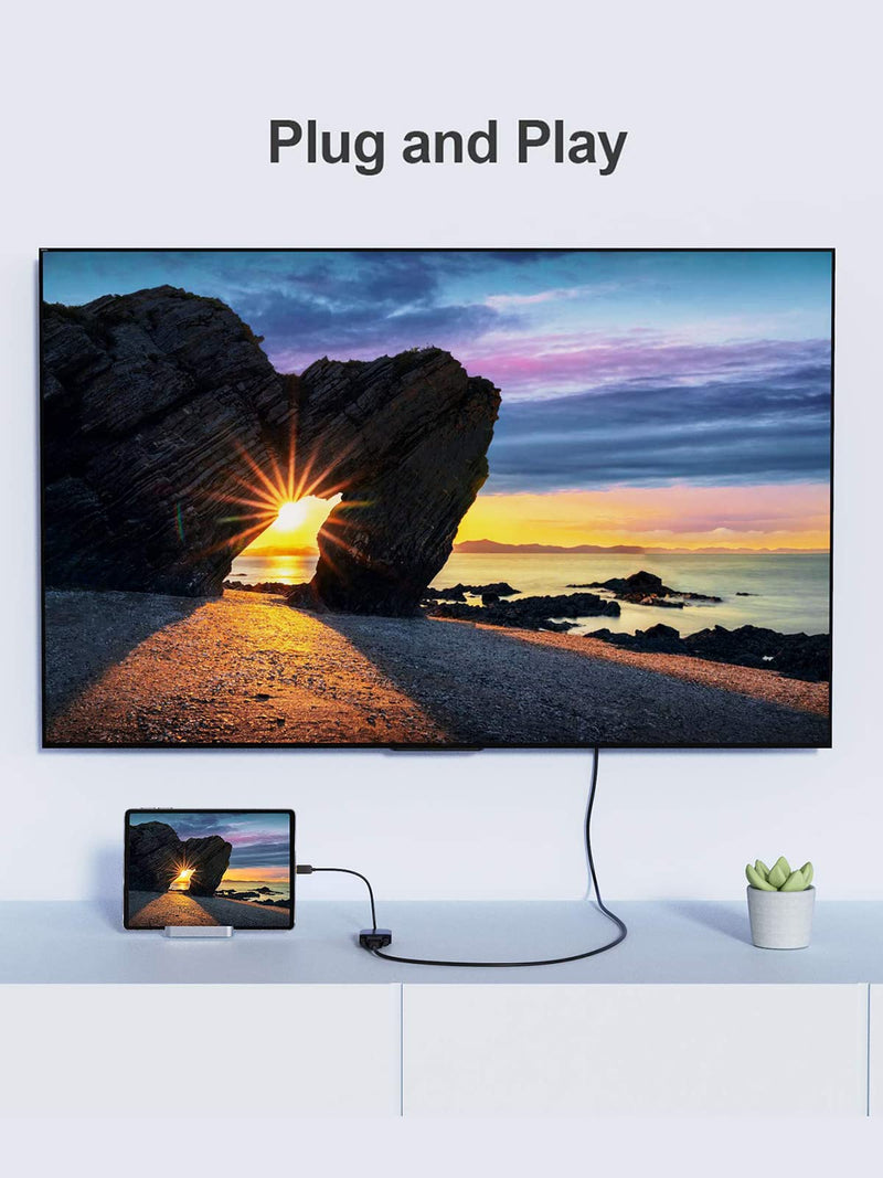 [Australia - AusPower] - USB C to DVI Adapter 1080P@60Hz, CableCreation USB-C to DVI-D Cable Adapter Compatible with MacBook Pro/Air 2020 2019, iPad Pro 2020/2018, Surface Book 2, XPS 15 13, Galaxy S20 S10 