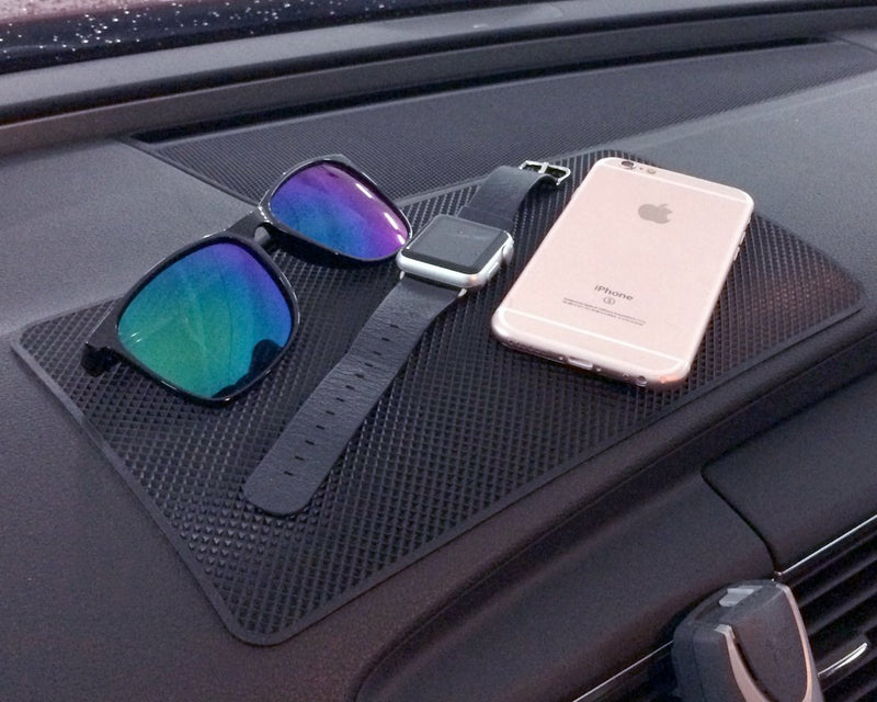 [Australia - AusPower] - Extra Large 26 x 15cm Magic Anti-Slip Non-Slip Mat Car Dashboard Sticky Pad Adhesive Mat for Cell Phone, CD, Electronic Devices, iPhone, iPod, MP3, MP4, GPS - Black 