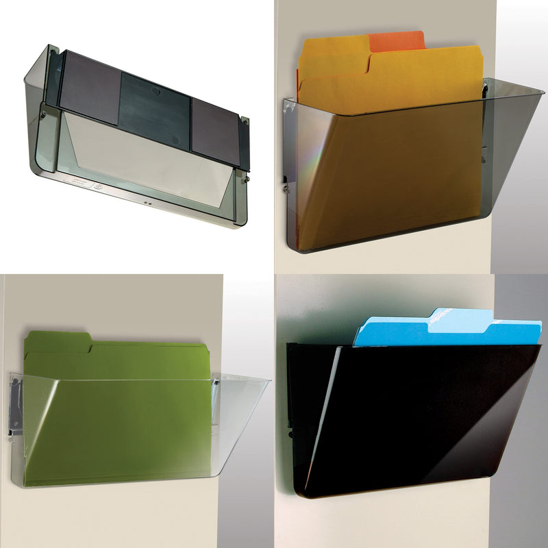 [Australia - AusPower] - Officemate Magnetic Wall File Letter Size, Black (21452) 13.625 x 4.5 x 7.375 Inches 