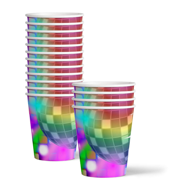 [Australia - AusPower] - Disco Birthday Party Supplies Set Plates Napkins Cups Tableware Kit for 16 