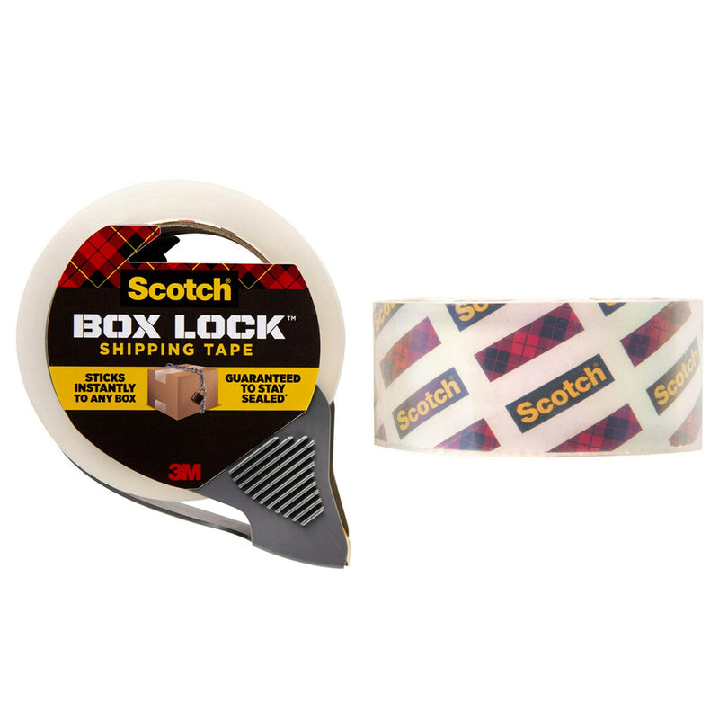 [Australia - AusPower] - Scotch Box Lock Packaging Tape, 2 Rolls with 1 Refillable Dispenser, 1.88 in x 54.6 yd, Extreme Grip, Sticks Instantly to Any Box 