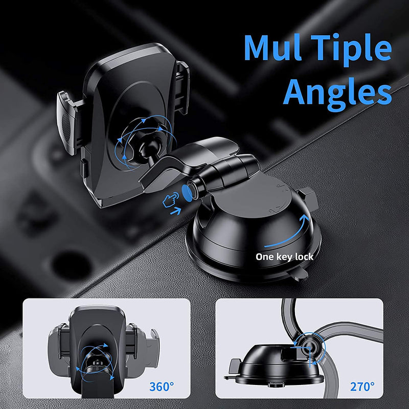 [Australia - AusPower] - MichPong Car Phone Holder Mount, Cell Magnetic Dashboard Suction Cup Phone Holder with Strong Sticky Gel Pad,Compatible with iPhone 12 11 Pro, Xr, Xs, XS MAX,XR,X, Galaxy S20 Note 20 Ultra 