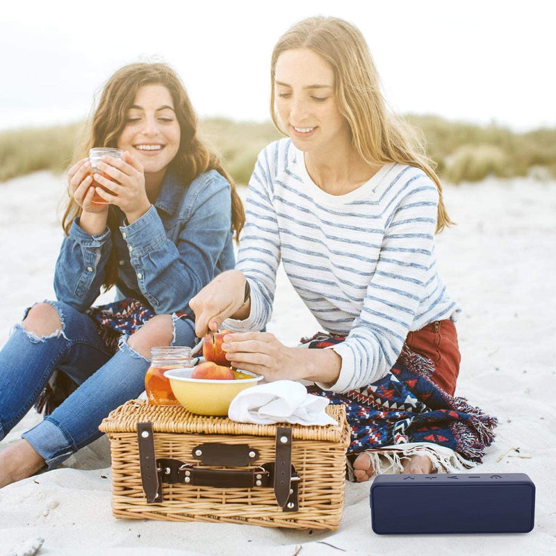 [Australia - AusPower] - Bluetooth Speakers - Vanzon X5 Pro Portable Wireless Speaker V5.0 with 20W Loud Stereo Sound, TWS, 24H Playtime & IPX8 Waterproof, Suitable for Travel, Home&Outdoors Blue 
