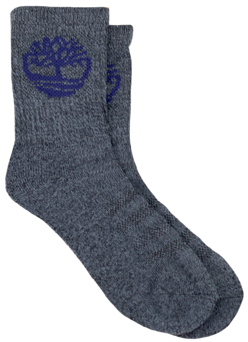 [Australia - AusPower] - Timberland Boy's 5 Pack Half Cushioned Crew Socks, Large, Assorted 
