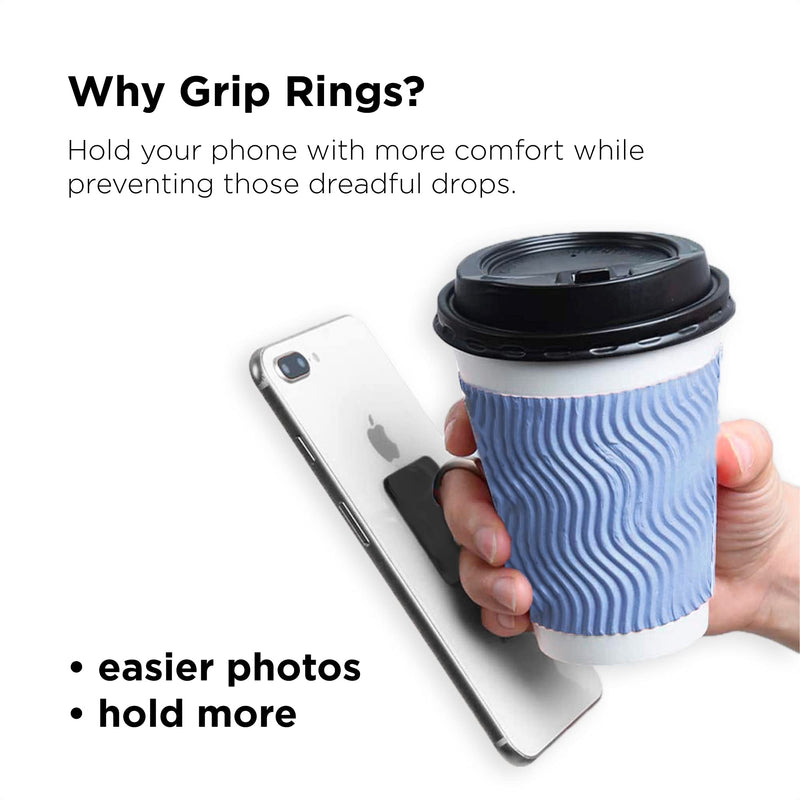 [Australia - AusPower] - iTouch Metal Phone Ring Grip Holder 360 Degree Rotation for Universal Cellphones Silver PHONERING-004 
