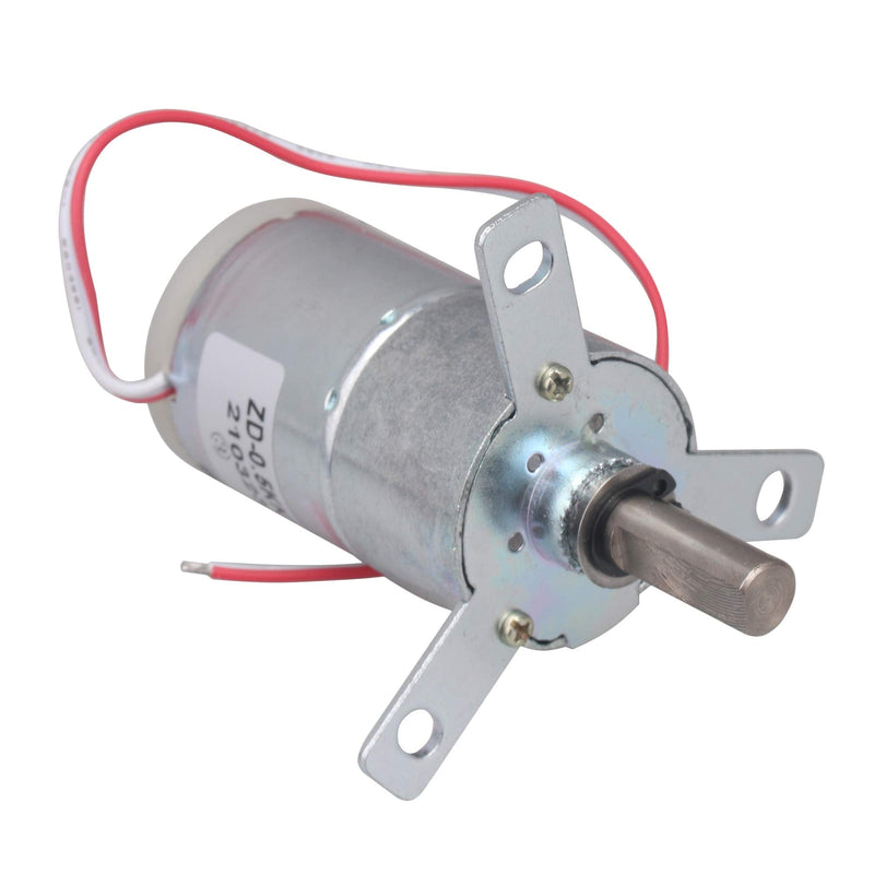 [Australia - AusPower] - BQLZR High Torque 12V DC 25 RPM Gear-Box Regulated Geared Motor for Electric Screwdrivers, Juicers, Shredders, DIY Mini Drill Presses,Cake Pan 