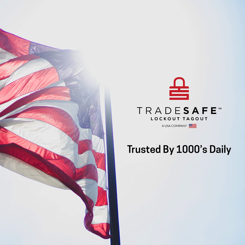 [Australia - AusPower] - TRADESAFE Lockout Tagout Tags - 30 Pack - Premium 15 mil Vinyl Plastic w/Zip Ties | Danger Do Not Operate Tags - Compliance Safety Tags for Lockout Tag Out, Out of Service, Electrical Equipment Repair 