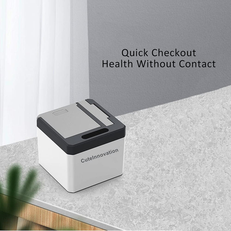 [Australia - AusPower] - Innovation Automatic Auto Toothpick Dispenser, Smart Toothpick Holder Box, Infrared Sensor Toothpick Box for Home Restaurant Office (White) White 