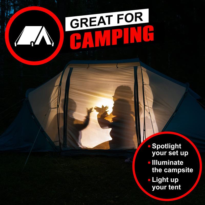 [Australia - AusPower] - GearLight LED Flashlight Bright, Zoomable Tactical Flashlights with High Lumens and 5 Modes for Emergency and Outdoor Use -Camping Accessories -S1000 1 Pack 