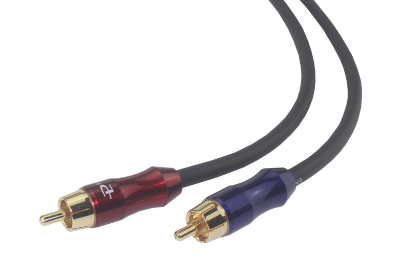 [Australia - AusPower] - [Wv-rcato2/rcakite-05] RCA Stereo Plug Male to Dual RCA Stereo Plug Male 1 Input 2 Output Stereo Audio Splitter Cable/Gold Plated Plug / 4n OFC Pure Copper Wire - 1.5ft (50cm) 