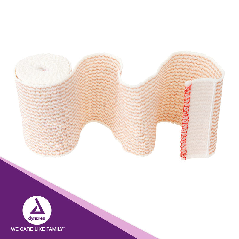 [Australia - AusPower] - Dynarex Elastic Bandages with Self-Closure, Outstanding Compression and Stretch, Latex-Free Elastic Bandages with Velcro Closure, 3" x 5 yds., 1 Box of 10 Elastic Wrap Bandages Tan 