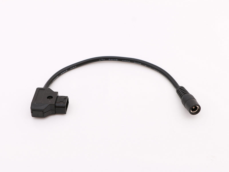 [Australia - AusPower] - Male D-Tap DC Power Cable 5.9 inch DC Female 5.5/2.1mm Jack for Photography Monitor Light 