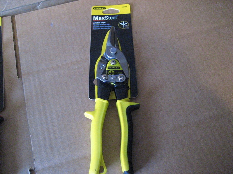 [Australia - AusPower] - STANLEY FATMAX Tin Snips , Straight Cut, Aviation Snip, 9-7/8-Inch (14-563) 