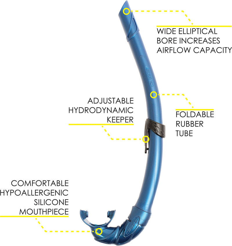 [Australia - AusPower] - Cressi Corsica Snorkel Blue 