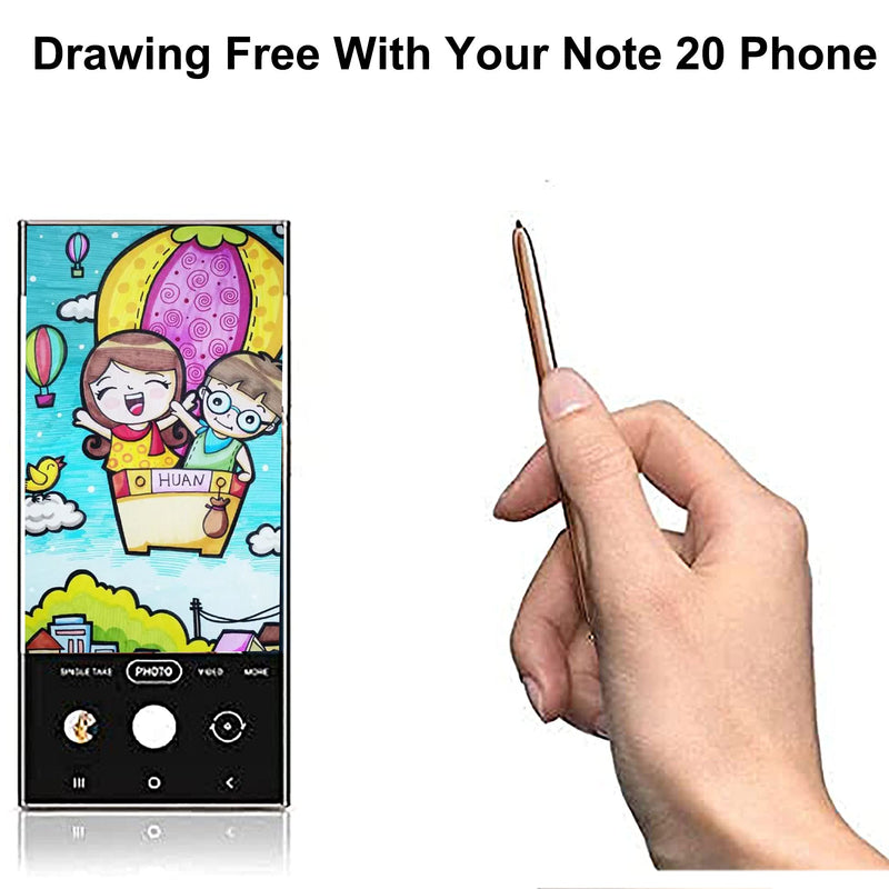 [Australia - AusPower] - Gold Note 20 Ultra Replacement Stylus Pen Touch S Pen (No Bluetooth) Compatible with Samsung Galaxy Note 20/ Note 20 Ultra All Carriers 