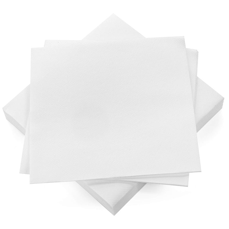 [Australia - AusPower] - AH AMERICAN HOMESTEAD White Paper Napkins for Everyday Use. Disposable Lunch Napkins are Ideal for Your Kitchen Table. Thick, Eco-Friendly, Compostable, and Biodegradable Luncheon Napkins. (100 Pack) 