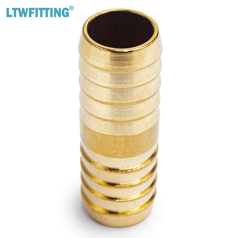[Australia - AusPower] - LTWFITTING Brass Barb Splicer Mender 3/4-Inch ID Hose Fitting Air Boat Fuel Hose Joiner(Pack of 5) 