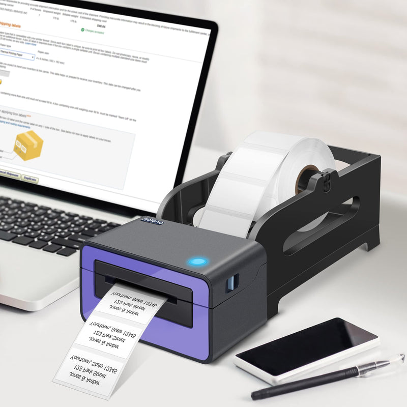 [Australia - AusPower] - 2" x 1" Direct Thermal Labels, POLONO Address Labels, Perforated UPC Barcode FBA Labels, Shipping Label Compatible with Zebra Rollo MUNBYN iDPRT POLONO Thermal Printer, BPA & BPS Free, 1000 Labels 2" x 1" 