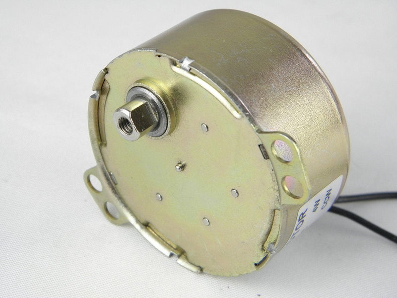 [Australia - AusPower] - CHANCS TYD-50 Synchronous Motor Turn Table 110V AC 5-6RPM CCW Flush Shaft 5.5mm Small Gear Motor 