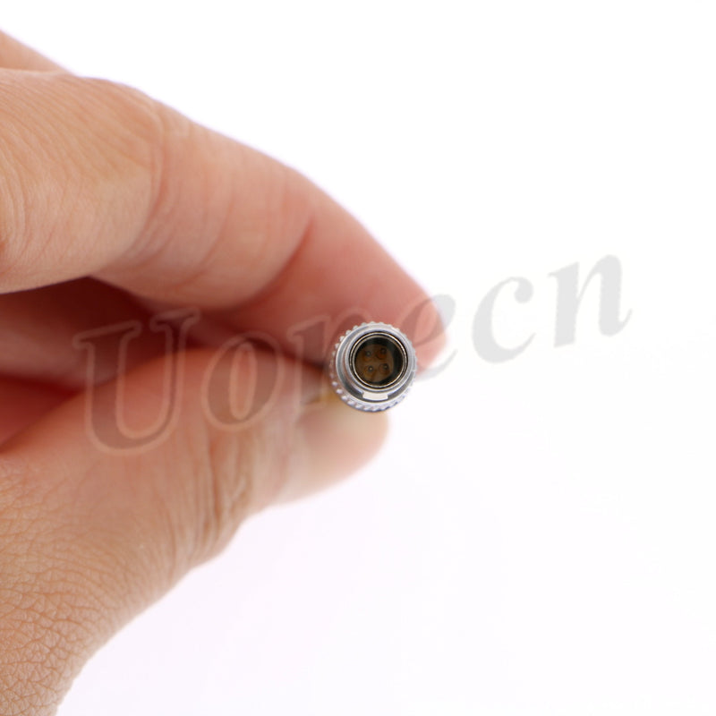 [Australia - AusPower] - Uonecn Red Epic time Code line 00B 4 pin Male to Easync Synchronize Right Angle 3.5mm Audio Head 