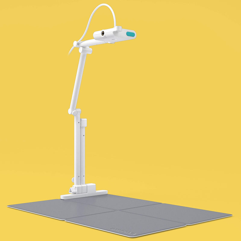 [Australia - AusPower] - OKIOLABS OKIOCAM T USB Webcam & Document Camera 11″ x 17″ for Distance Learning, Remote Working, Video Calling, Top Down Video Recording, Stop Motion and Time-Lapse Video, Quad High Definition 1944p 