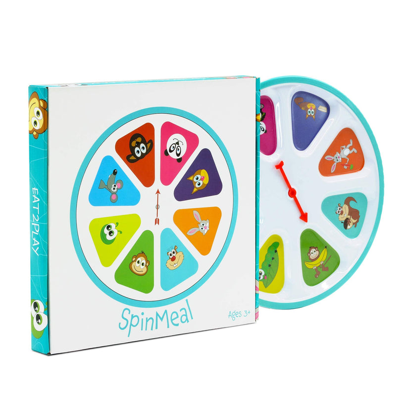 [Australia - AusPower] - SpinMeal Plate - Healthy Nutrition Plate for Picky Eaters - Spin the Arrow - Meals Are Fun Again 