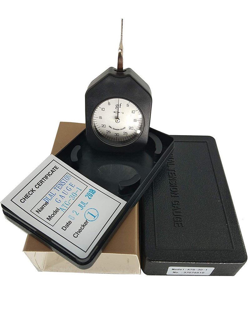 [Australia - AusPower] - VTSYIQI ATG-30-1 Dial Tension Gauge meter tester Tensionmeter Gram Force Meter Single Pointer 30G 