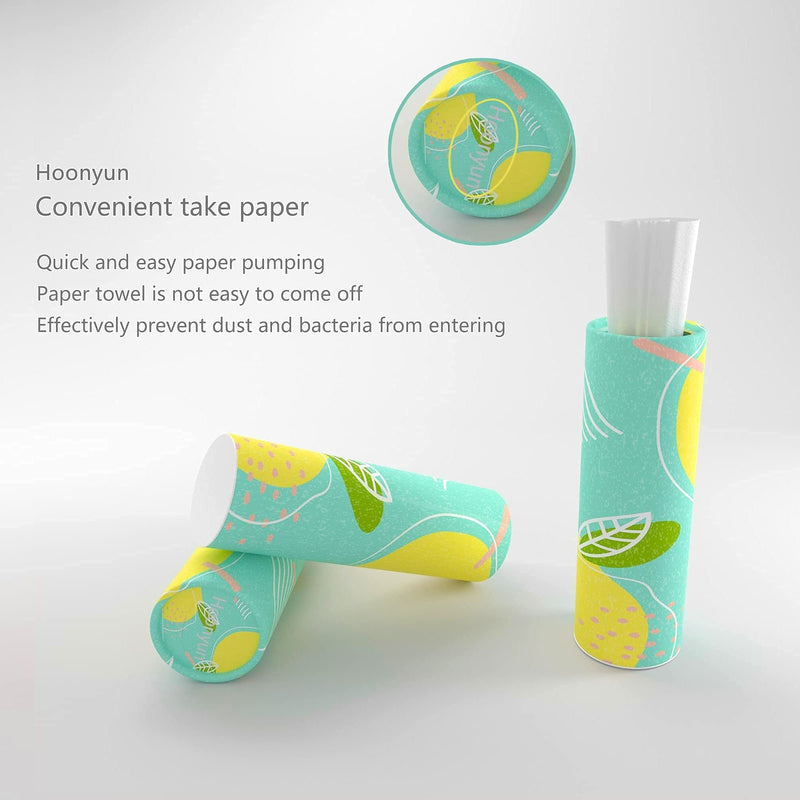 [Australia - AusPower] - Car Tissue (4 Cans/200 Tissue/3-Ply),High End Super Soft Paper Ttowels, Disposable Face Towel, Perfect For Car Cup Holder, Canned Tissue, Durable, Soft And Comfortable,By Hoonyun 