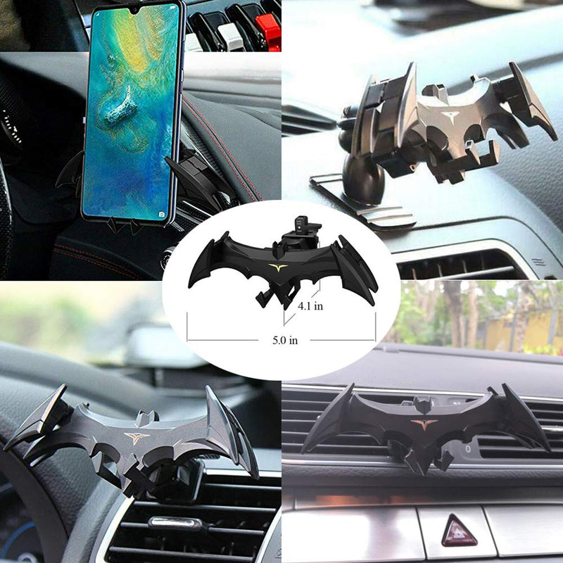 [Australia - AusPower] - Car Vent Bat Mount Creative Bat Car Phone Holder Mount Universal Gravity Automatic Locking Hands Free 