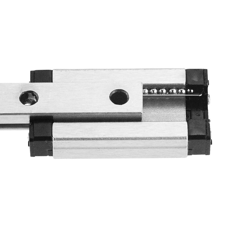[Australia - AusPower] - 200mm MGN9 Linear Sliding Rail Guide with MGN9H Carriage Block for 3D Printer and CNC Machine 200mm 