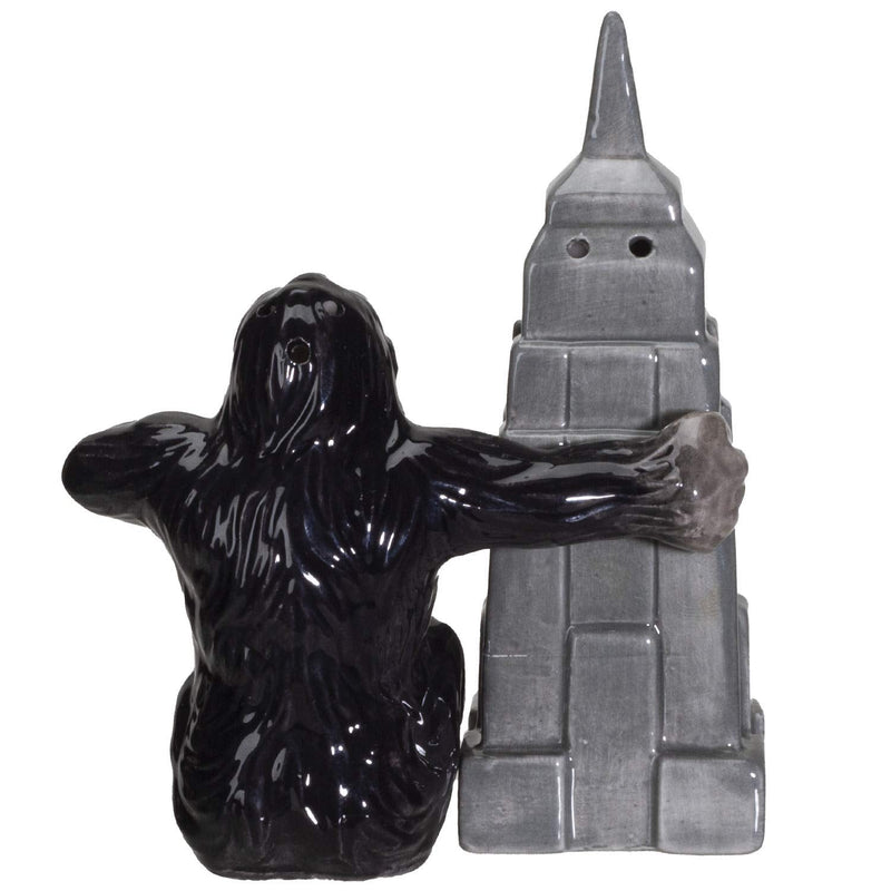 [Australia - AusPower] - Pacific Giftware NY Empire State Building with Giant King Kong Monster Ceramic Salt and Pepper Shakers Set 