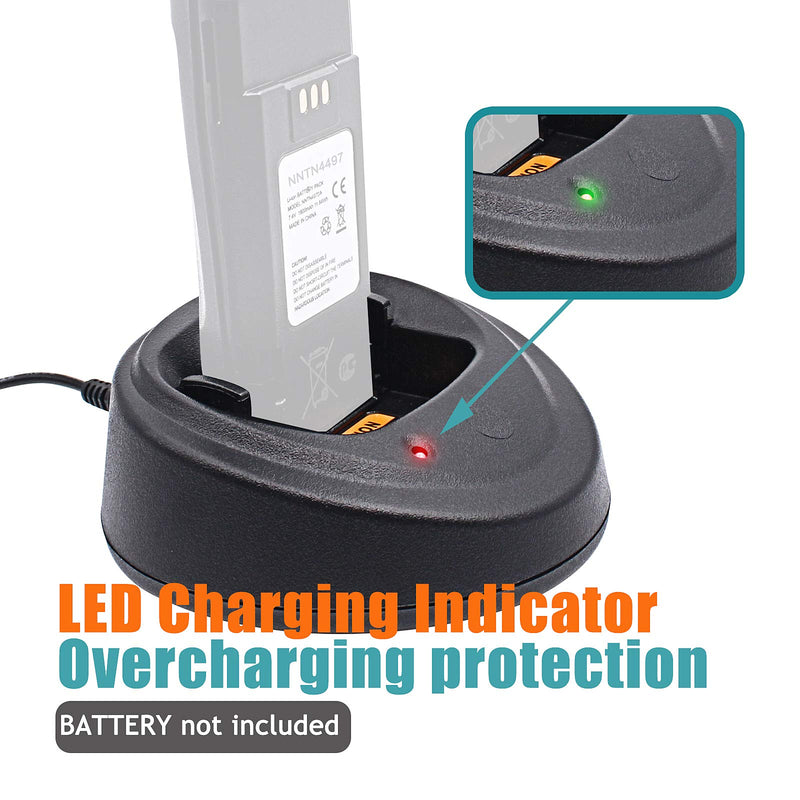 [Australia - AusPower] - Replace WPLN4137BR WPLN4137 Charger for Motorola CP200 CP200D PR400 EP450 DEP450 CP040 CP150 CP180 Rapid Charger 