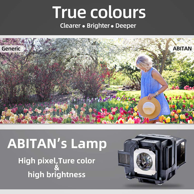 [Australia - AusPower] - ABITAN ELPLP78 / V13H010L78 Replacement Projector Lamp for ELPLP78 for Epson EX7220 EX7230 EX5220 EX7235 EX6220 EX3220 EX5230 TW5200 TW410 VS230 VS335W VS330 EB-S18 EH-TW5200 Projector with Housing… 