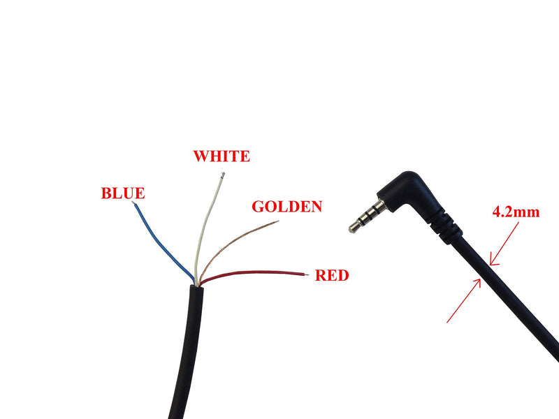 [Australia - AusPower] - Anteenna TW-YA-REP-Cable (2 Packs) Replacement Cable of Remote Speaker Mic for Two Way Radio for Yaesu Vertex VX-1R VX-2R VX -5R FT-40R FT-50R FT-60R Radio 1 Pin Plug 