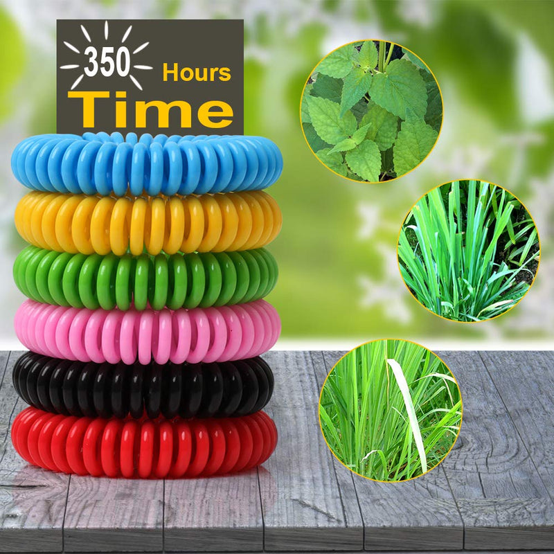 [Australia - AusPower] - BuggyBands Mosquito Bracelets, 24 Pack Individually Wrapped, DEET Free, Natural and Waterproof Band 
