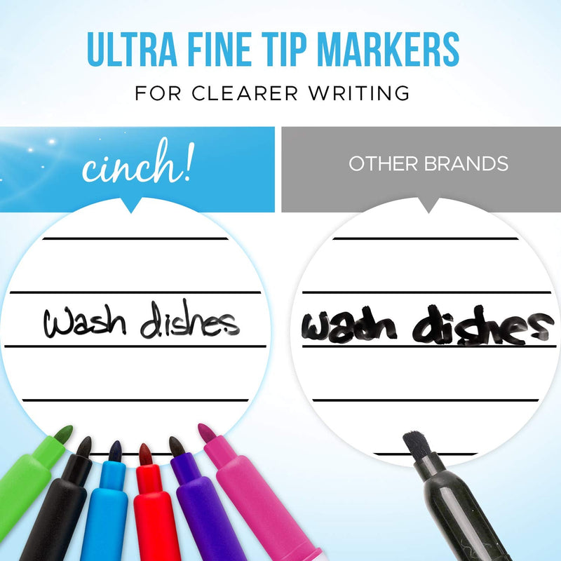 [Australia - AusPower] - Magnetic Dry Erase Chore Chart for Multiple Kids and Adults: Fridge 17x12" - Includes 6 Whiteboard Markers and Eraser with Magnets - Daily Responsibility Rewards White Board for Toddlers, Teenagers 