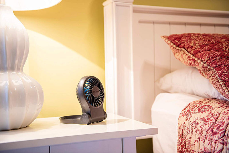 [Australia - AusPower] - Treva 3.5 Inch Portable Desk Fan with USB Port - Small, Compact, Powerful Airflow, AC Adapter Included 1 PACK USB FAN 
