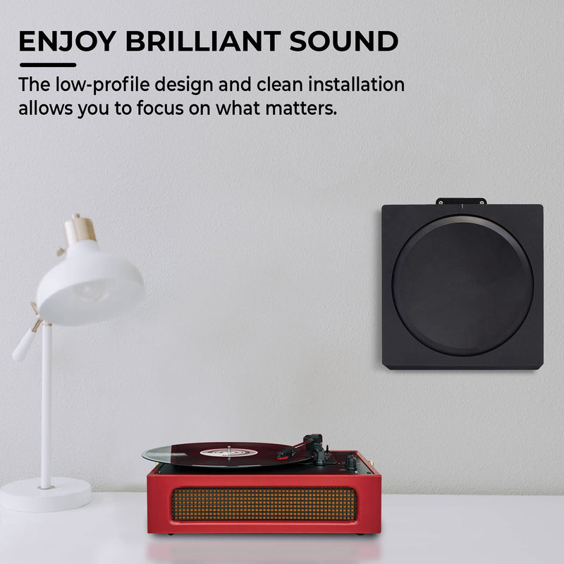[Australia - AusPower] - HumanCentric Wall Mount Compatible with Sonos Amp | Mounting Bracket for Sonos Wireless Amplifier | Mount Sonos Amp in Any Direction 